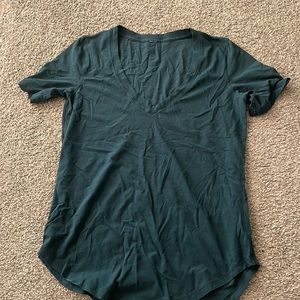 blue lululemon shirt